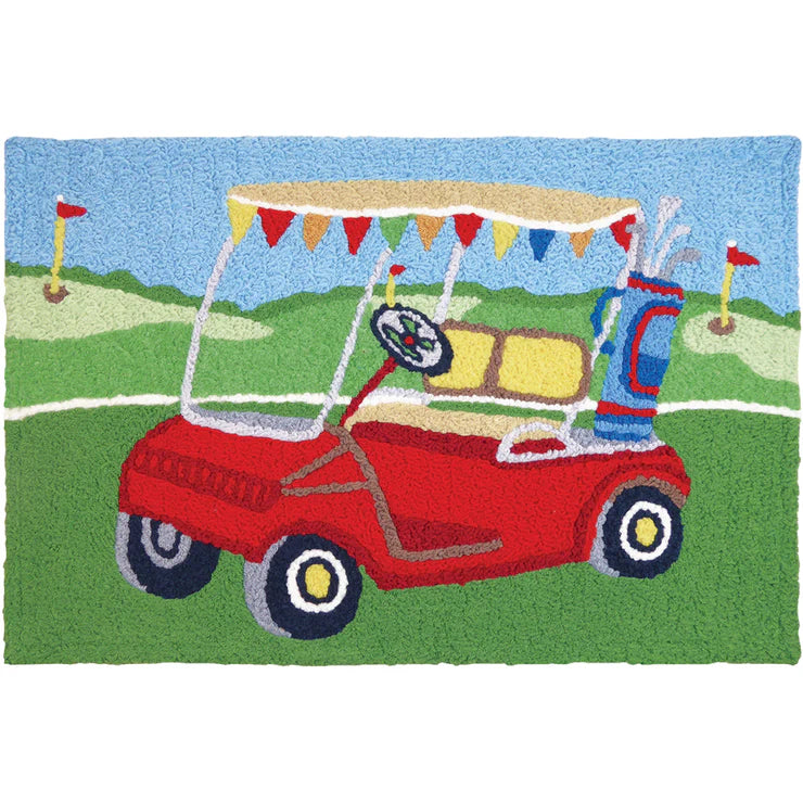 Golfing a Round 20" X 30" Jellybean Rug