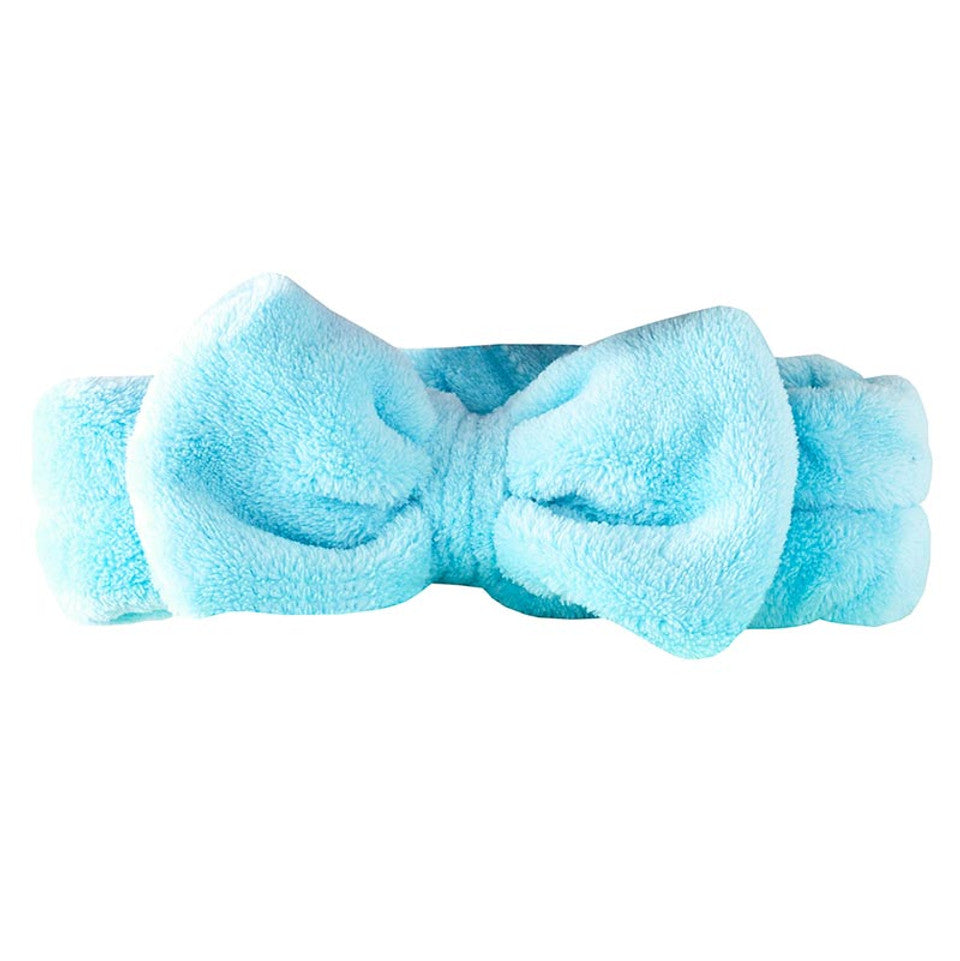 Plush Bow Spa Headband