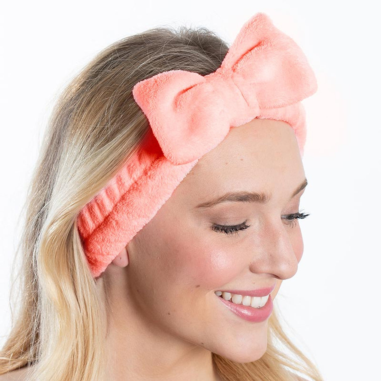 Plush Bow Spa Headband