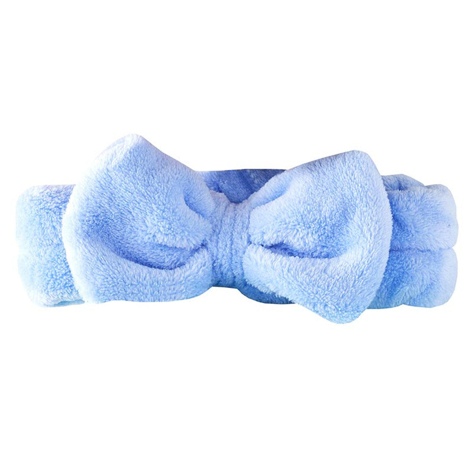 Plush Bow Spa Headband