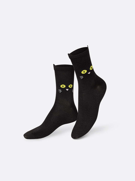 Cat Walk Black- Eat My Socks