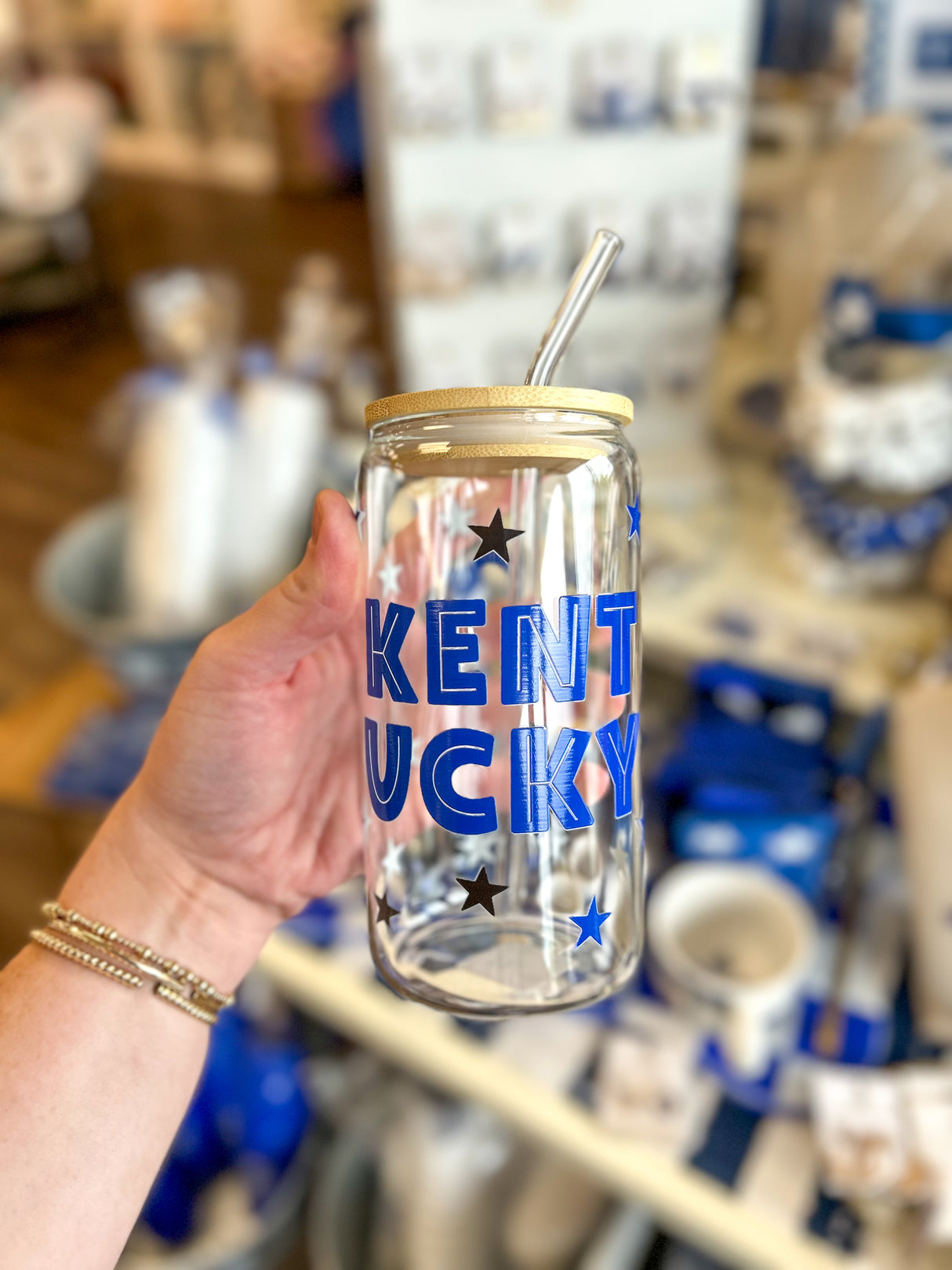 16oz. Glass Cup- Kentucky