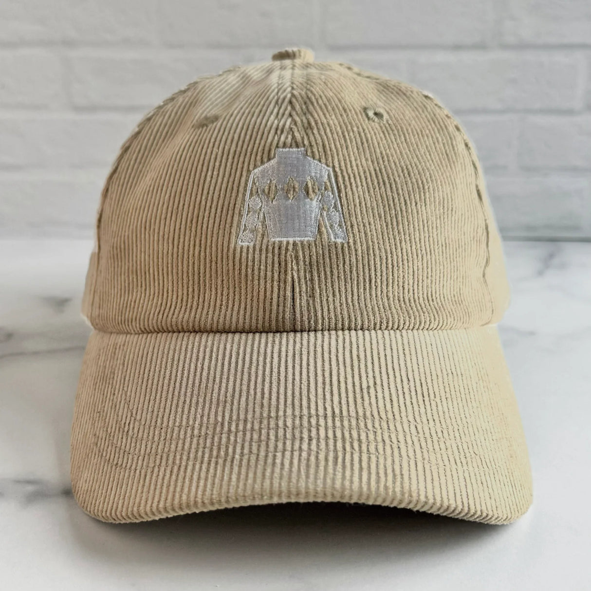 Khaki Corduroy Silks Hat