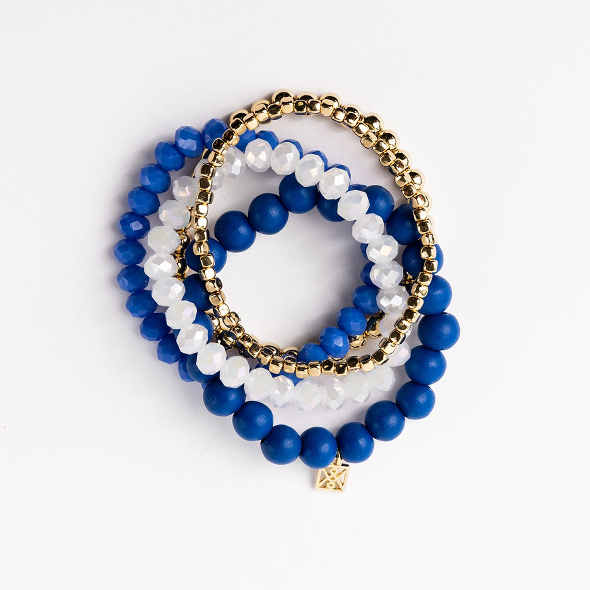 Mandy Bracelet | Blue & White