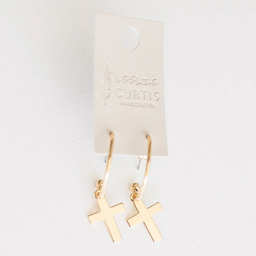 Gold Earrings- Mallory