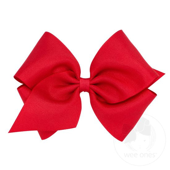 Mini King Classic Grosgrain Hair Bow