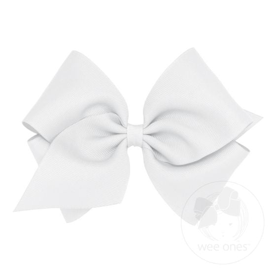 Mini King Classic Grosgrain Hair Bow