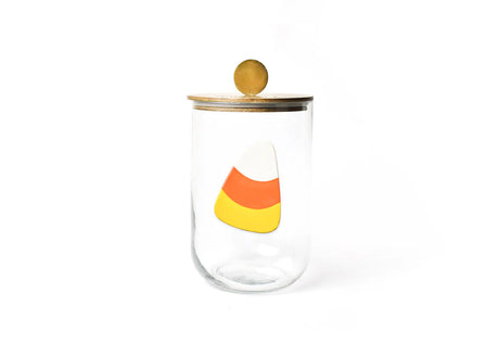 Mini Wooden Lid Happy Everything Glass Jar