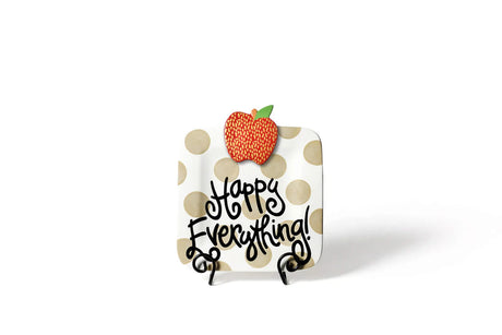 Neutral Dot Mini Happy Everything! Square Platter