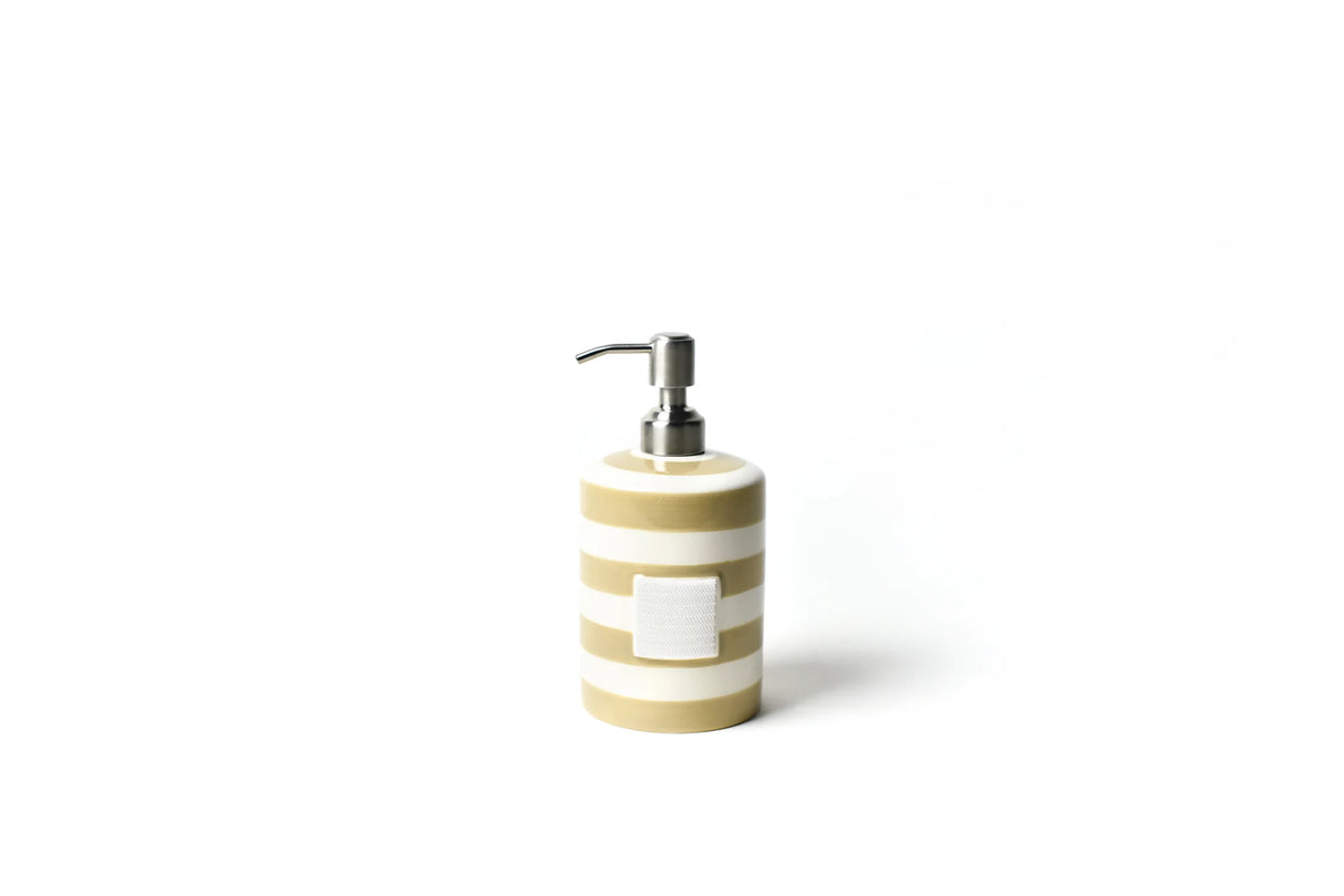 Neutral Stripe Mini Cylinder Soap Pump