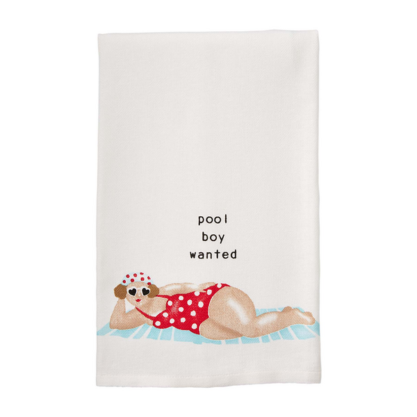 Pool Boy Wanted Hand Towel