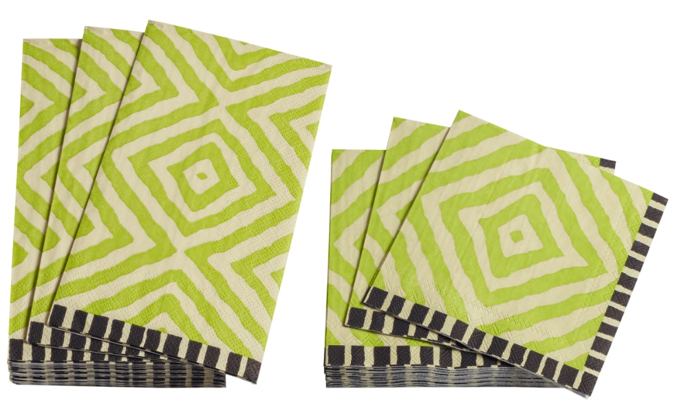 Arrows Chartreuse Napkins