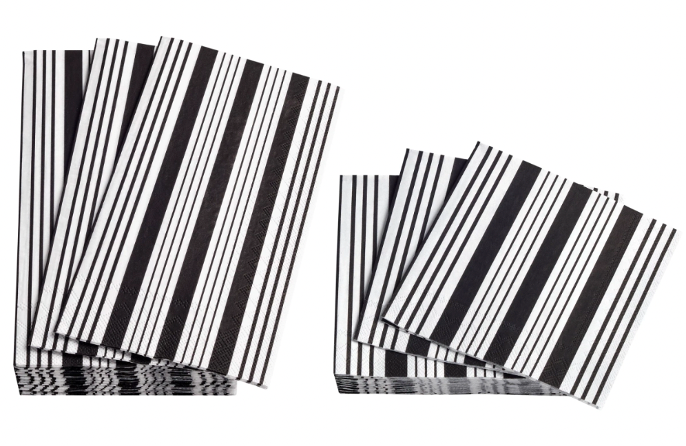 Birmingham Stripe Black Napkins