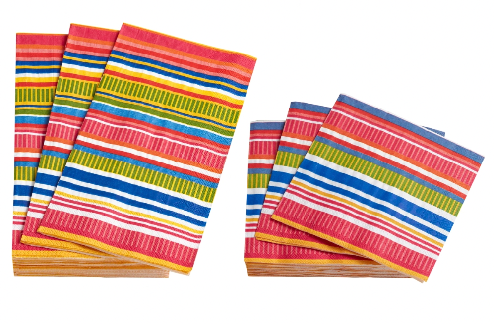 Bright Stripe Napkins