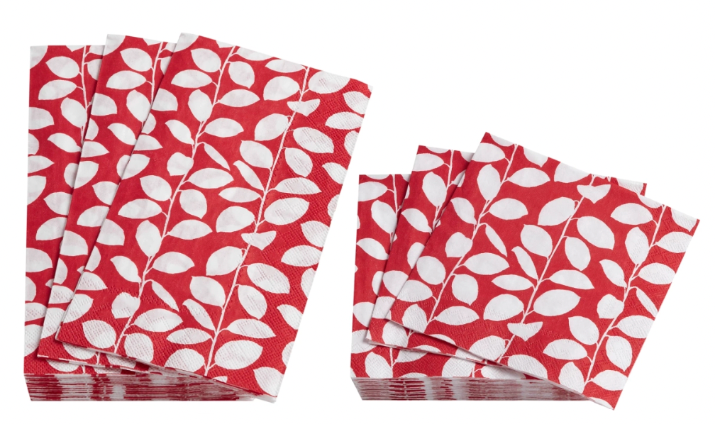 Vines Red Napkins