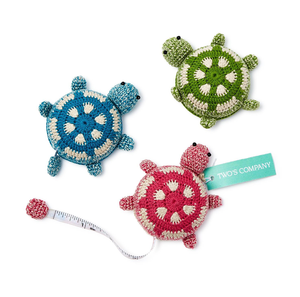 Crotchet Knit Turtle Measuring Tape