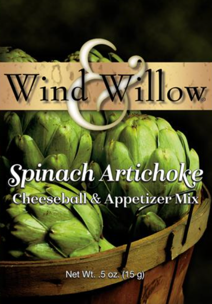 Spinach-Artichoke Cheeseball & Appetizer Mix- Wind & Willow