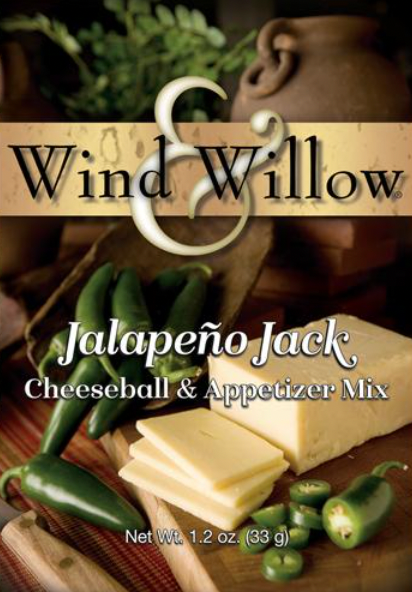 Jalapeno Jack Cheeseball & Appetizer Mix- Wind & Willow