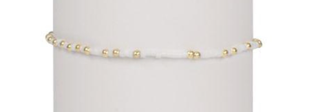 Gameday Hope Unwritten Bracelet - White