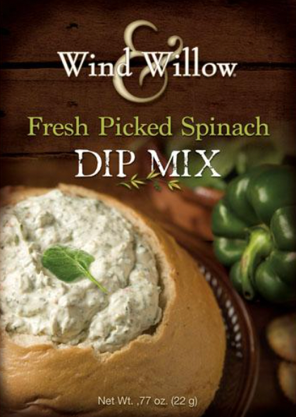 Fresh Picked Spinach Dip Mix- Wind & Willow