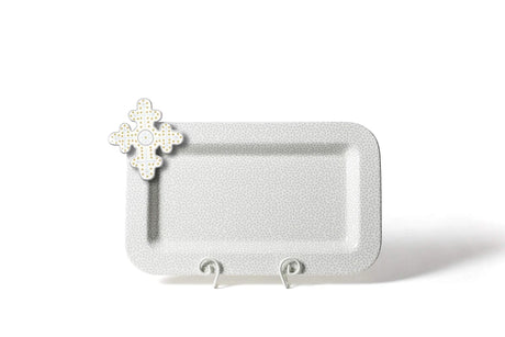 Stone Small Dot Mini Entertaining Rectangle Platter