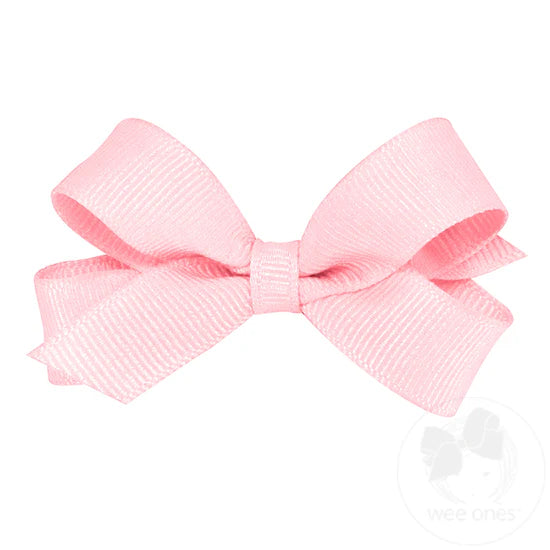 Tiny Classic Grosgrain Girls Hair Bow