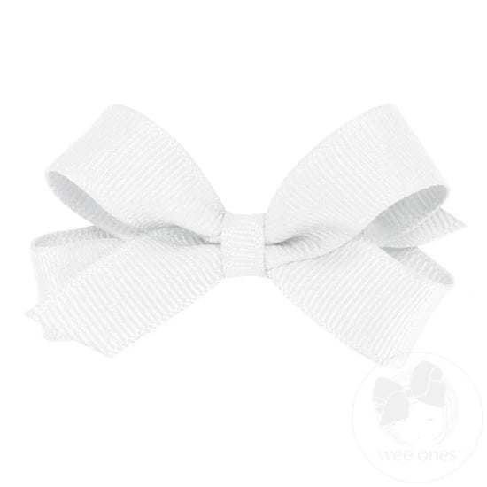 Tiny Classic Grosgrain Girls Hair Bow