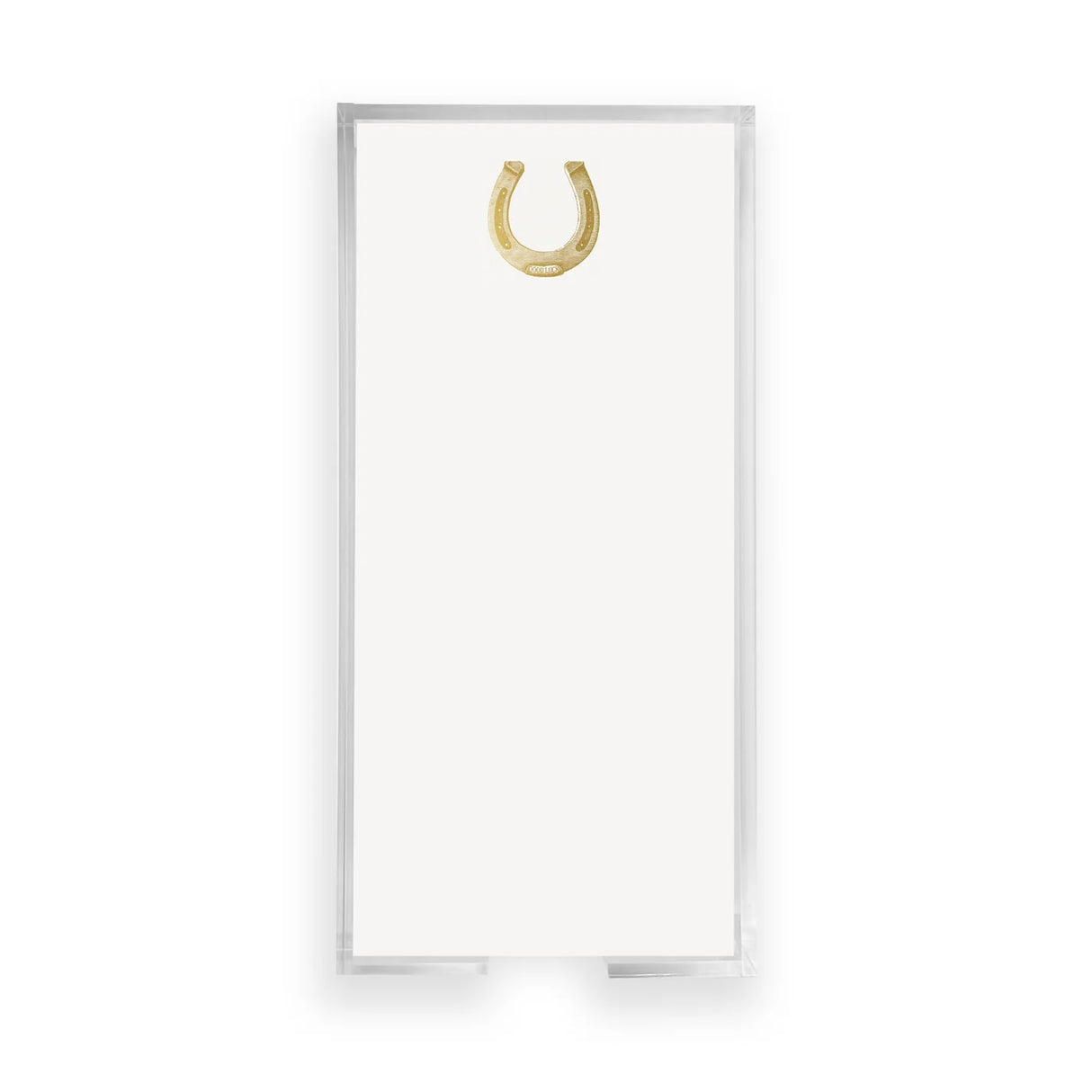 Gold Foil Horseshoe Notepad