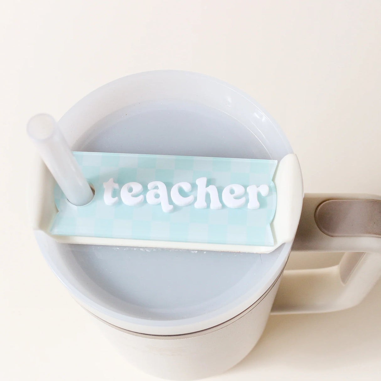 Tumbler Lid Topper Tag