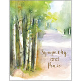 Sympathy Greeting Card - Aspen Path