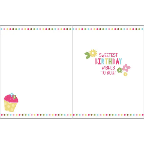 Birthday Card - Sweet Cupcakes