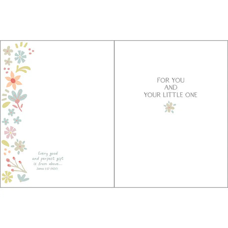 With Scripture Religious Greeting Card - Sweet Little Lambs