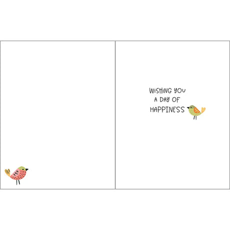 Birthday Greeting Card - Two Birds