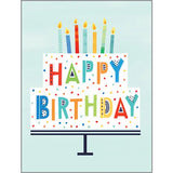 Birthday Greeting Card - Dot Cake