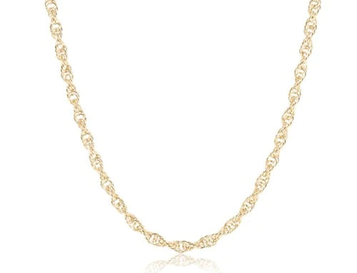 Choker rope chain - gold