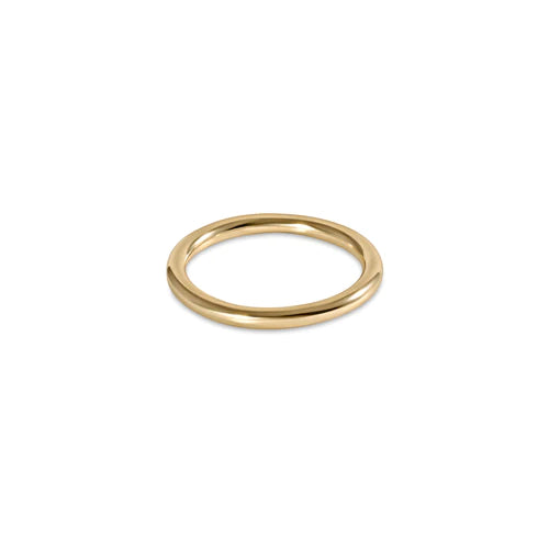 Classic gold band ring