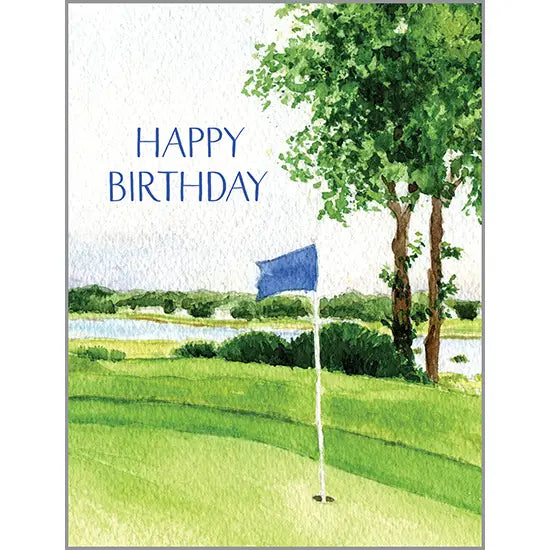 Birthday Greeting Card - Golf