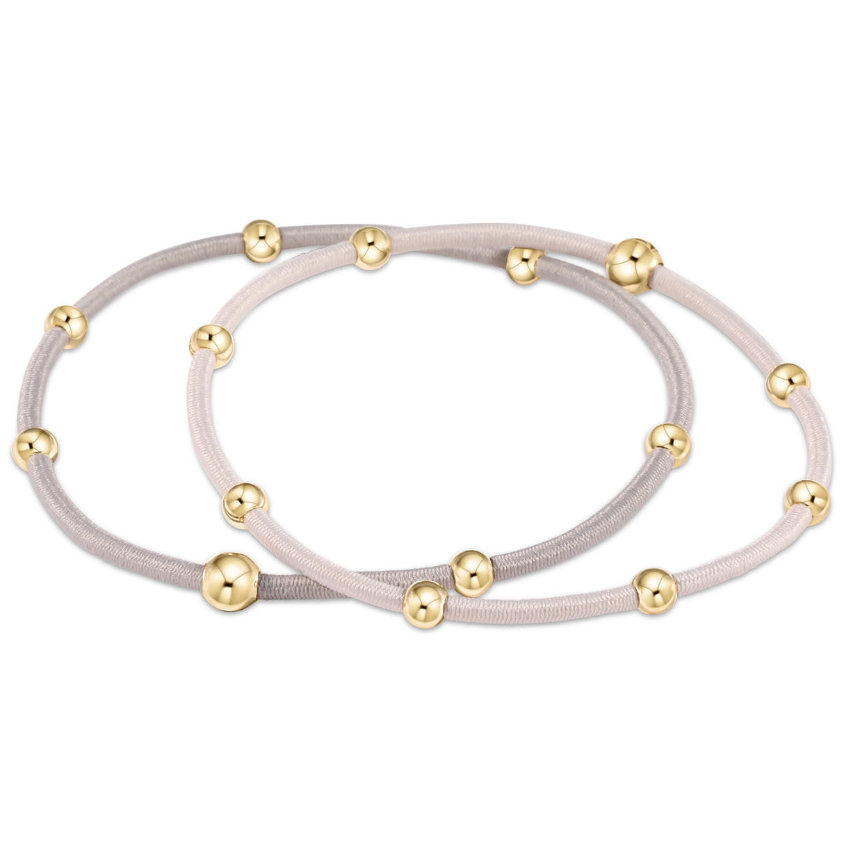 "e"ssentials bracelet stack of 2 - neutral set