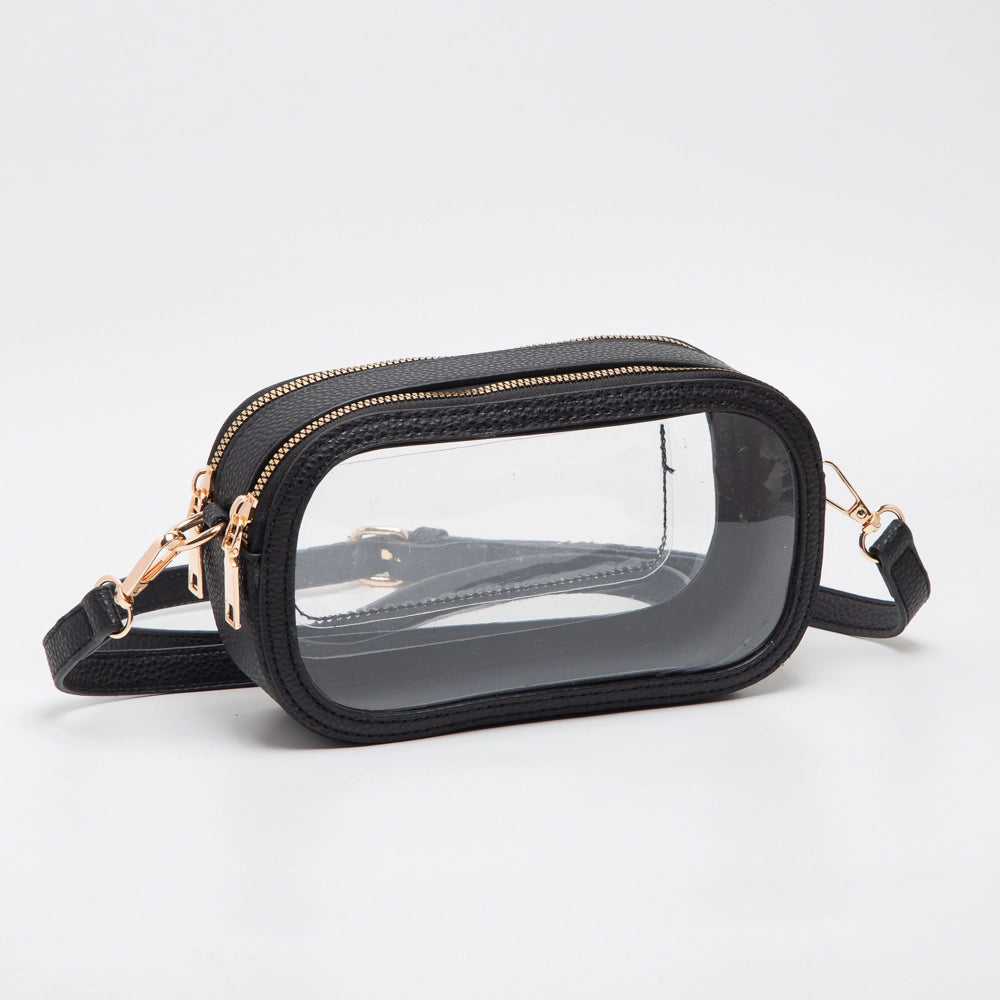 Game Day Stadium Clear Oval Crossbody Bags