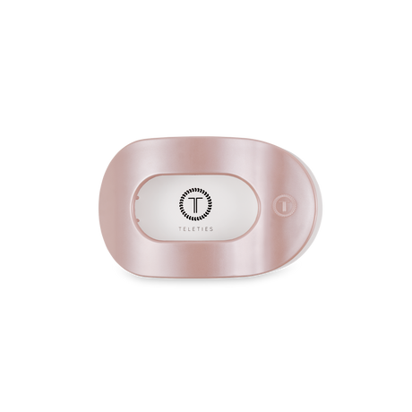 Round Flat Hair Clip | Small | Pearly Pink