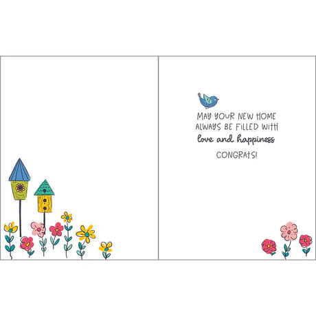 New Home Greeting Card - Home and Birds