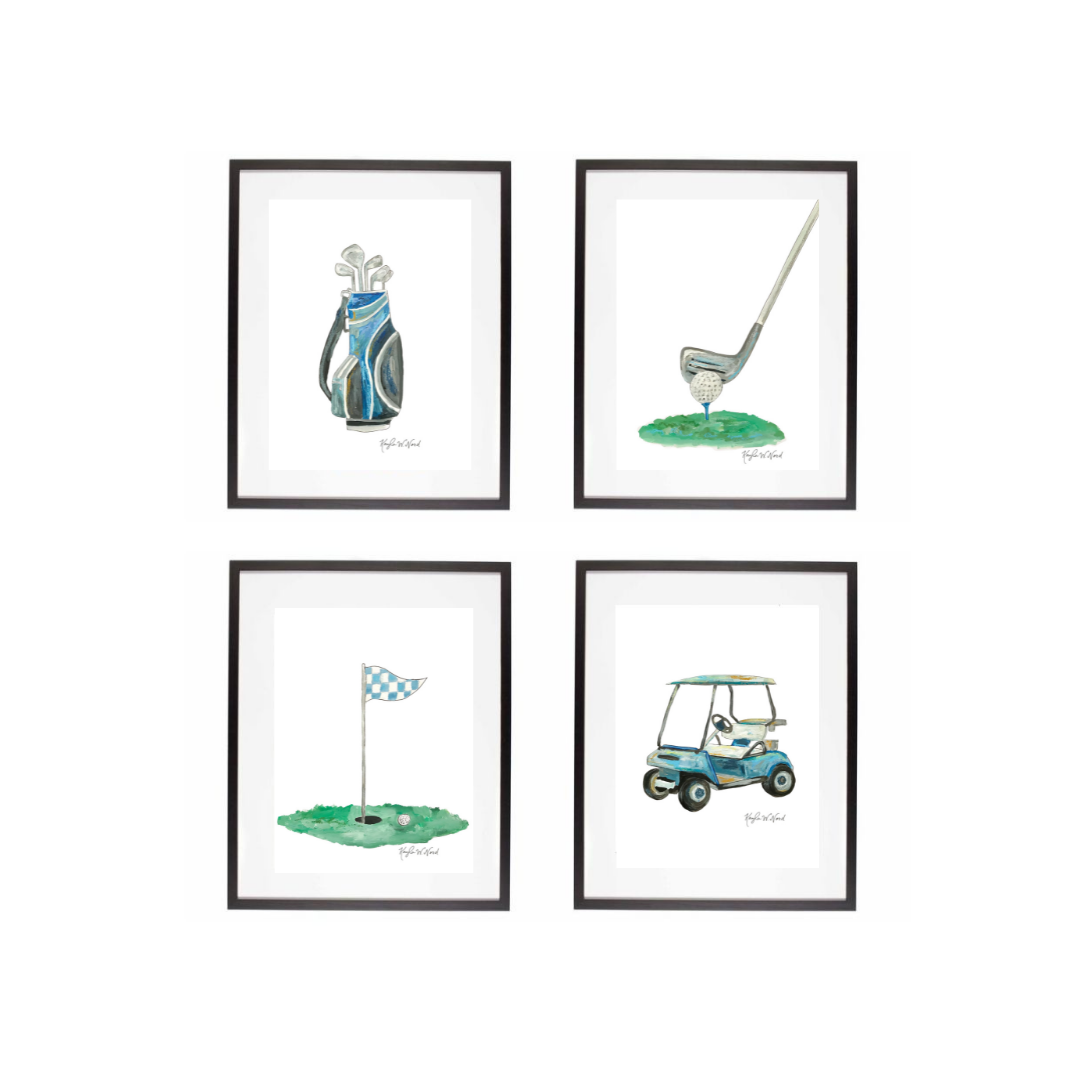 Golf 5x7 Nursery Print- Kayla Weber Art