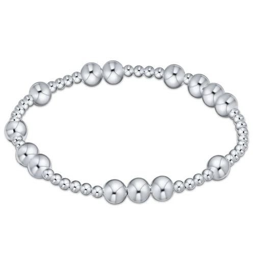 Hope unwritten 6mm bead bracelet - sterling