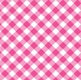 Gingham Check Gift Wrap Sheets- Pink