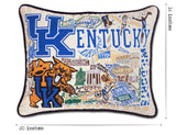 University of Kentucky Embroidered Pillow