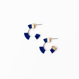 Melody Earrings | Blue & White